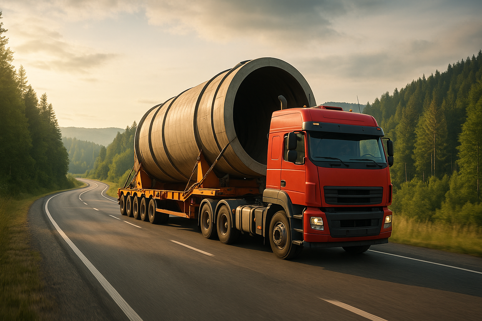 Безопасный маршрут для негабарита: выбор транспорта из Китая