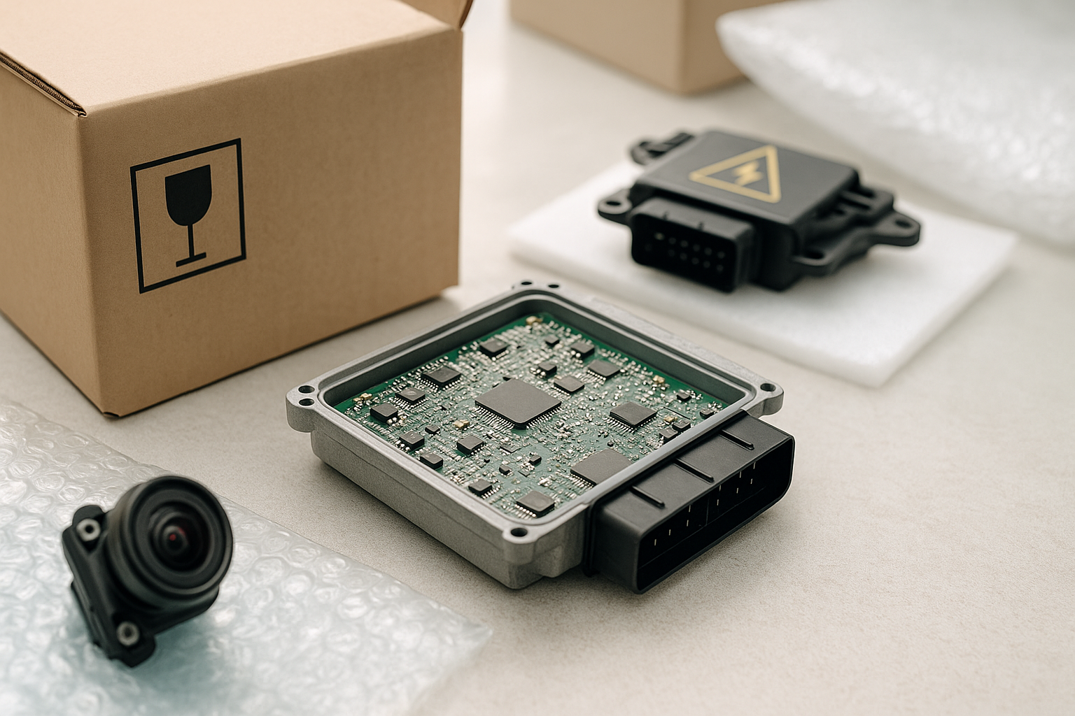 Авиадоставка хрупких автодеталей и электроники: ключевые требования